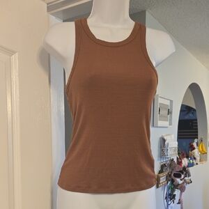 Casual Tan Tank Top for Women